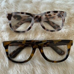 Pair of Betsy Johnson Tortoise Shell Reading Glasses in 1.50 magnification